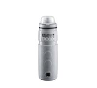 ELITE Nano Fly Bidon Cyclisme Compact Gris 500ml - Gourde Vélo Petit Format - Pour Route VTT Gravel Cadres Petits