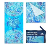 Elite Trend Serviettes en Microfibre à séchage Rapide pour Camping, Sport, Plage, randonnée, Yoga, Gym, Voyage - Taille XL - 198 x 89 cm avec Sac - Douce, compacte, légère