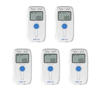Elitech 5PCS Enregistreur de Température USB, Data Logger pour Réfrigérateur Médical, Stockage Vaccins, Surveillance Chaîne du Froid 64 000 Données, Exportation Auto PDF/CSV, RC-4