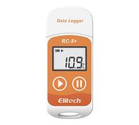 Elitech Enregistreur de Température USB RC-5+ Mini Enregistreur de Données 32000 Thermomètre Numérique Rapport PDF CSV Auto Alarme