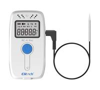 Elitech RC-4 Pro Enregistreur de Température USB, Data Logger pour Réfrigérateur Médical, Stockage Vaccins, Surveillance Chaîne du Froid 64 000 Données, Exportation Auto PDF/CSV