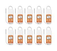 Elitech RC-5+ TE 10 PCS USB Enregistreur de Données de Température Réutilisable 32000 Points Capteur Externe Haute Précision Export PDF Auto