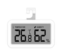 Elitech Thermometre Hygromètre Frigo Numérique Mini, Thermomètre Intérieur Magnétique et Crochet, Surveillance Température Humidité Pour Réfrigérateur Maison Bureau, TM-2TH