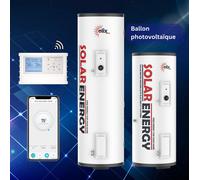 Elix PV 200 L Chauffe eau Solaire Photovoltaïque – Boiler PV DC avec Réservoir d’eau chaude (avec MPPT, DC 1100W)