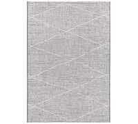 Elle Decor Blois Tapis d'intérieur et d'extérieur, Crème/Anthracite., 115x170 cm
