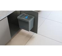 Elletipi Easy 2.0 PBD SG SG22 CR Poubelle en plastique recyclé, pour chaque environnement, capacité 12 litres avec couvercle FLIP UP.Fixation sur n'importe quelle surface via 4 vis autoperceuses.