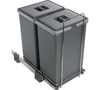 Elletipi Ecofil - Poubelle à encastrer, divisée, 48 l PF01 44B2