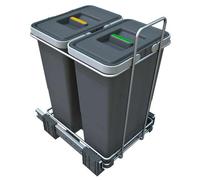 Elletipi Ecofil - Poubelle intégrée, divisée, 16 l PF01 34C2