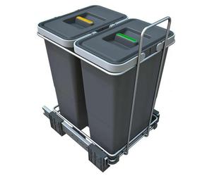 Elletipi Ecofil - Poubelle intégrée, divisée, 16 l PF01 34C2