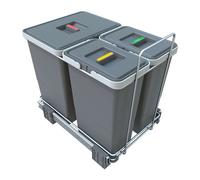 Elletipi Ecofil - Poubelle intégrée, divisée, 34 l PF01 34B1