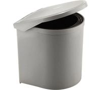Elletipi Poubelle à encastrer ANNEAU - pour porte, 10 L, plastique, PP602/1 C10