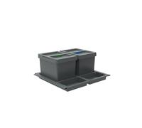 Elletipi PTC22 06050 2CR C97 PPV Poubelle 2.0 différenciée par tiroir Couvercle Flip Up