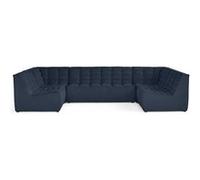Lisa design Ellie canapé modulable - Bleu marine