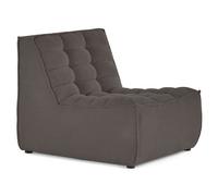 Ellie - fauteuil en velours texturé - Gris