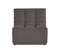 Ellie - fauteuil en velours texturé - Gris