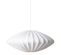 Watt & Veke Abat-jour Ellipse 80 cm coton Blanc