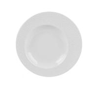 ELLIPSE Assiette Creuse en Porcelaine à relief D23 TABLE PASSION SC