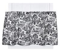 Ellis Curtain Victoria Park Toile Rideaux sur Mesure Noir 172,7 x 91,4 cm