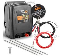 Ellofence Kit électrificateur clôture électrique A60 / 12 V avec mise à la terre - Électrificateur premium avec piquet de terre - Appareil haute qualité