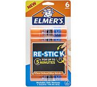 Elmer 's Re-Stick Lot de 6 bâtons de colle d'école, 7,9 g