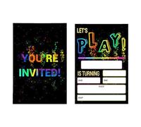Elnwnnkc 20X Invitations de fête créatives faites à la main pour des rassemblements mémorables Cartes d ' invitation élégantes pour cartes d ' invitation de fête d ' événements spéciaux