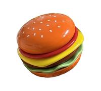 Elnwnnkc Assiettes de service pratiques en céramique à 6 couches pour hamburgers, collations, fêtes, aliments empilables, cuisine robuste, essentiel, récipient à sauces en céramique pour hamburgers