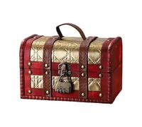 Elnwnnkc Bois robuste portatif européen à la mode, Gold B, Gold G | Valises accessoire de coffre de rangement portable pour l ' organisation du et de la maison