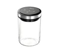 Elnwnnkc Boîte de rangement hermétique de grande capacité de 1,6 L pour le | Bocal à sceller sous vide électrique en verre borosilicate haute capacité de 1,6 l pour la conservation de la fraîcheur