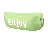 Elnwnnkc Canapé Gonflable d ' extérieur avec Mallette de Rangement, adapté activités de Concerts et Voyages en Voiture, canapé Ergonomique avec de Cou