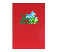 Elnwnnkc Cartes de vœux de vacances avec enveloppe colorée 3D pour cartes de Noël pour la Saint-Valentin, Noël, vacances, anniversaire
