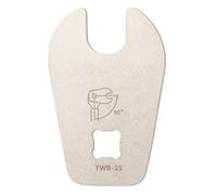 Elnwnnkc Clé à pied-de-biche métrique de 3/8 pouces, 13mm à 19mm xtrémité ouverte, clés de frein, 1 pièce