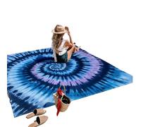 Elnwnnkc Couverture extérieure résistante et à l ' humidité, Tapis de Plage, idéal pour la Plage, Bord de la, Les Pique-niques, séchage Rapide, Texture en Polyester, Coussin décourageant