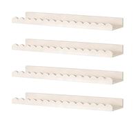 Elnwnnkc De 4 étagères flottantes pour Chambre de bébé, étagère de Rangement Murale en Bois à incurvé, étagère de Chambre d ' Enfant Moderne