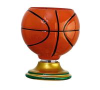 Elnwnnkc de suiveur de sport créatif, boule de bière rotative, tasse en verre, Construction amusante, Base décorative, suiveur de Football, bouteille décorative, verre du monde