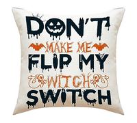Elnwnnkc Housse de Coussin Multifonction en Lin pour Halloween, Fournitures de Housse de Coussin pour la Maison, l ' école, Le Bureau, Le dortoir, la décoration de la Maison