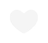 Elnwnnkc Miroir Amovible en Forme De Coeur Miroir Art Décoratif 3D Stickers Muraux pour Décorations De Chambre Amovible Decal Stickers Muraux Décors