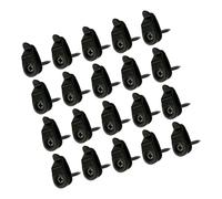 Elnwnnkc Paquet de 20 attaches inoxydables pour une installation facile Radiances et garnitures de festival Utilisation intérieure flexible contre les chutes Plan Crochet coupe-vent