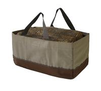 Elnwnnkc Porte-bûches de Bois de Chauffage de Rangement de Bois de Chauffage de capacité organisateurs de Bois de Chauffage Panier de Camping en Plein air Accessoires de cheminées