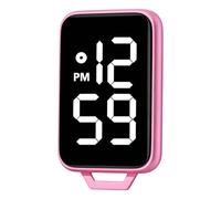 Elnwnnkc Porte-clés Montre électronique numérique LED, Pratique pour étudiants et Professionnels, Montre numérique Suspendue, Porte-clés carré à la Mode