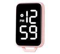 Elnwnnkc Porte-clés Montre électronique numérique LED, Pratique pour étudiants et Professionnels, Montre numérique Suspendue, Porte-clés carré à la Mode