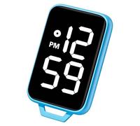 Elnwnnkc Porte-clés Montre électronique numérique LED, Pratique pour étudiants et Professionnels, Montre numérique Suspendue, Porte-clés carré à la Mode