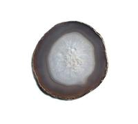 Elnwnnkc Tapis de Table en Agate Naturelle, Natural Color GOLDPLATED EDG3 | Coin thé et boissons quotidiennes