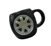 Elnwnnkc Tasse à café en résine avec Styles de pneus uniques, tasse à boire avec poignée ergonomique pour les bureaux, usage extérieur à domicile, ensemble créatif de tasse à café