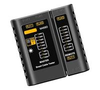Elnwnnkc Testeur de câble réseau M469D Ethernet pour analyse de réseau RJ45 RJ11 RJ12 CAT5 UTP Outil d'analyse vectorielle