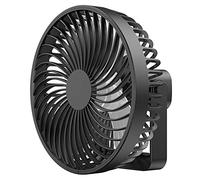 Elnwnnkc Ventilateur suspendu multifonction à 4 vitesses avec crochet, plafond de 2000mAh, chargement USB, auvent de synchronisation, pour la saint-valentin, minuterie