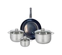 Ensemble de 1 Poêle de cuisson 32 cm et 3 faitouts 14, 20 et 24 cm Elo Prima Brillant