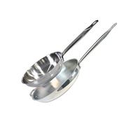 Lot de 2 poêles inox de 28 cm et 32 cm Elo Profi Therm
