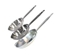 Elo 9903550 Lot de 3 poêles à frire inox 24 cm 28 cm et 32 cm, 2 poêles inox, à frire , de cuisine , Acier inoxydable, 24 cm 28 cm et 32 cm, Gris 7