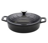 ELO Basaltgrau Poêle de service en fonte ronde robuste Induction gris 28 cm