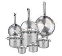 Elo Batterie cuisine 3 poêles 24/28/32 cm et 5 faitouts 12/14/16/20/26 cm